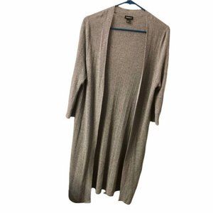 Torrid 1X long sweater duster criss cross cardigan
